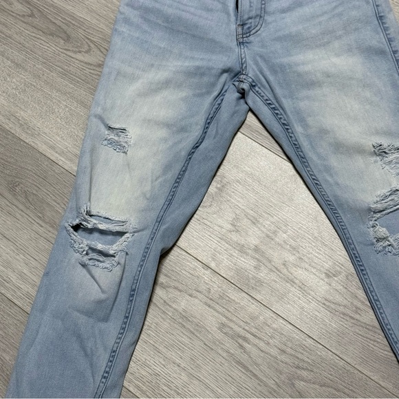 Hollister Super Skinny Advanced Stretch Light Blue Distressed Jeans 28x30 - Picture 3 of 11